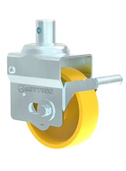 Scaffolding Castors- Single pedal Lock