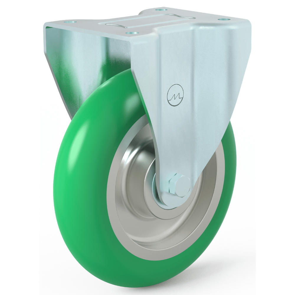 Muvtons BDS Series cushioned industrial castor for automotive component manufacturing
