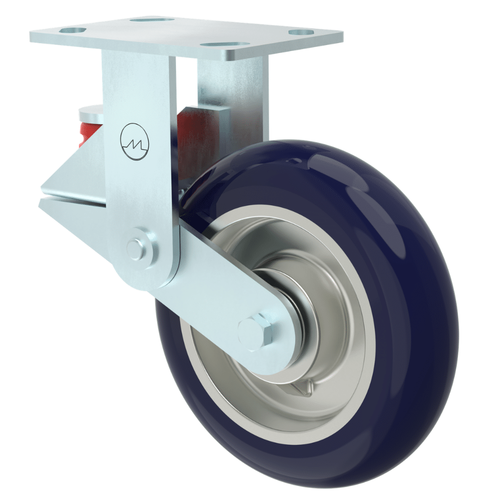 Muvtons GHK-RD Series castor for floor protection and lower rolling resistance