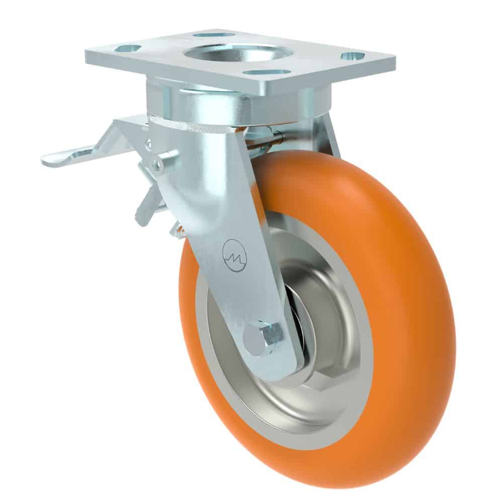 Muvtons GRDE Series industrial wheel for floor-safe automotive applications
