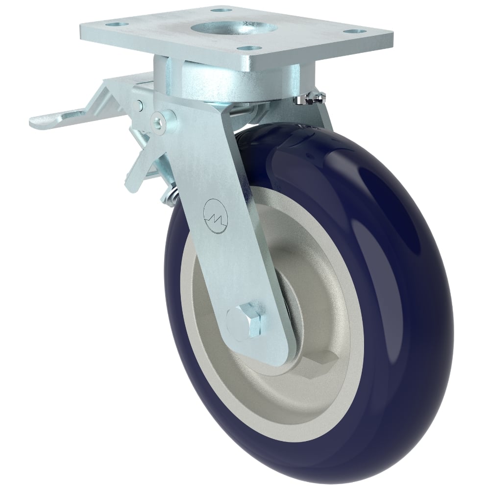 Muvtons GHK-RD Series castor for floor protection and lower rolling resistance